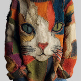 Top artístico Zaira™ con gato