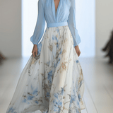 Vestido Largo Floral Tess