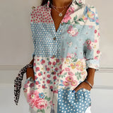 Blusa Floral de Algodón Ligero Roxanne