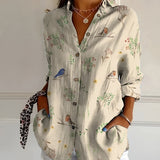 Blusa Floral de Algodón Ligero Roxanne