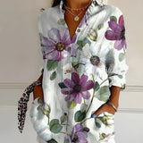 Blusa Floral de Algodón Ligero Roxanne