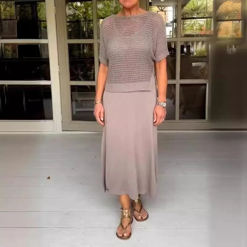 Conjunto Elegante de Dos Piezas Elena