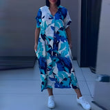Vestido Largo Estampado Colorido Zoé™