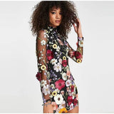 Vestido Carla™ con Adornos Florales