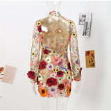 Vestido Carla™ con Adornos Florales